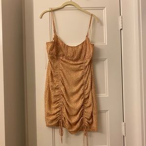 Orange patterned American threads sundress